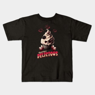 Hauntingly Delicious - Goth Cupcake Kids T-Shirt